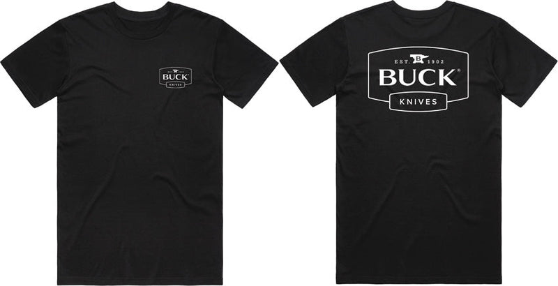 Buck Logo T-Shirt Black XL