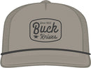 Buck Rounded Felt Patch Green