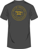 Buck Coin Badge T-Shirt Gray LG