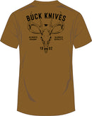 Buck Skull T-Shirt Coyote 2XL