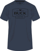 Buck Logo T-Shirt Navy XL