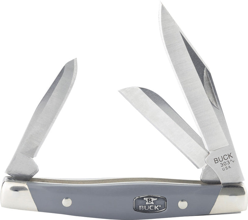 Buck Cadet Gray Nickel Silver