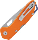 Buck Mustang Lockback Orange
