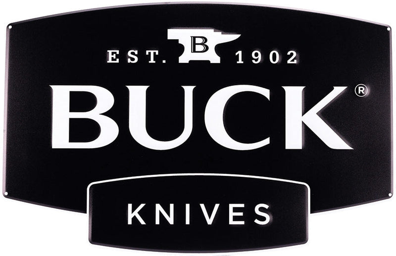 Buck Buck Logo Tin Tacker Sign