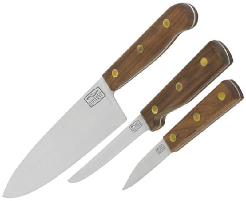 Chicago Cutlery Walnut Tradition 3 Piece Set