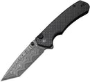 Civivi Brazen Button Lock Damascus