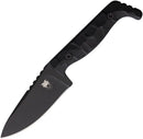 Cobratec Knives Kingpin Fixed Blade Black