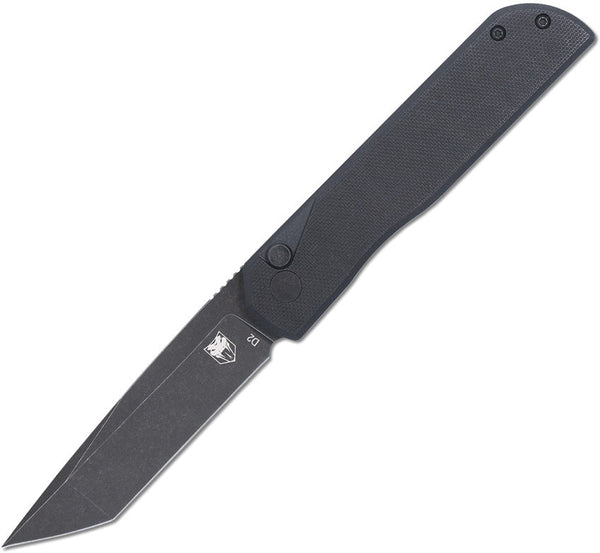 Cobratec Knives Prowler Button Lock Tant Blk