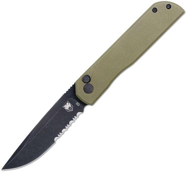 Cobratec Knives Prowler Button Lock DP OD PS