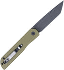 Cobratec Knives Prowler Button Lock Tant OD