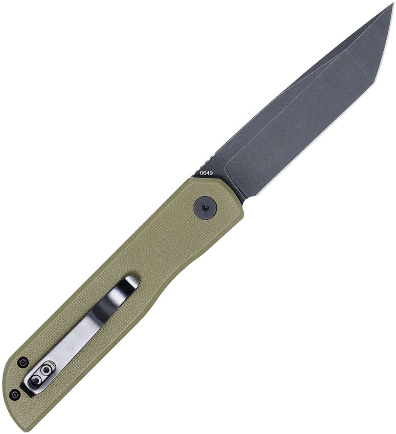 Cobratec Knives Prowler Button Lock Tant OD