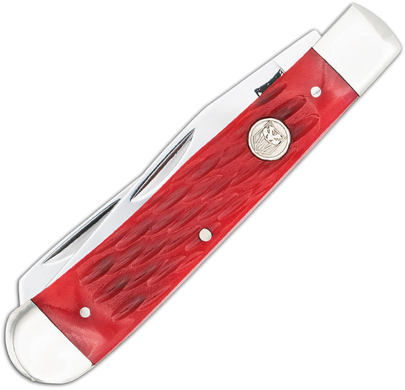 Cobratec Knives Trapper Red Bone