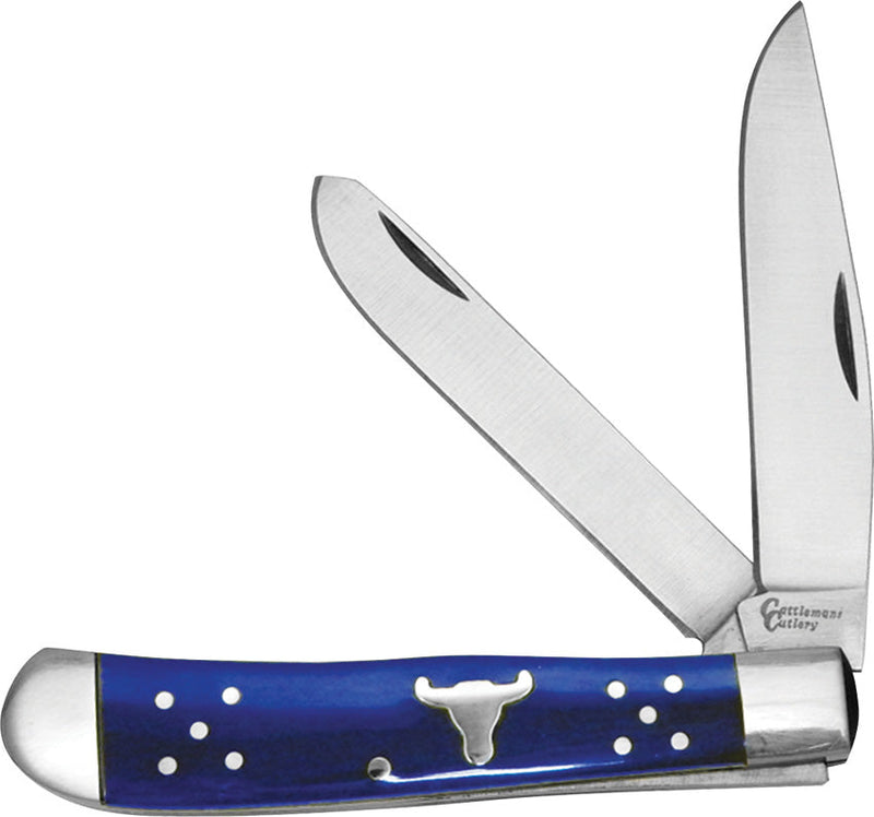 Cattleman's Cutlery Trapper Blue