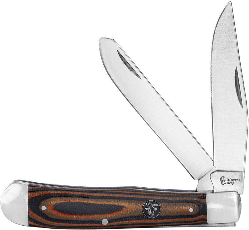 Cattleman's Cutlery Cowhand Trapper Brown