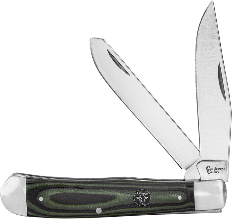 Cattleman's Cutlery Cowhand Trapper Green