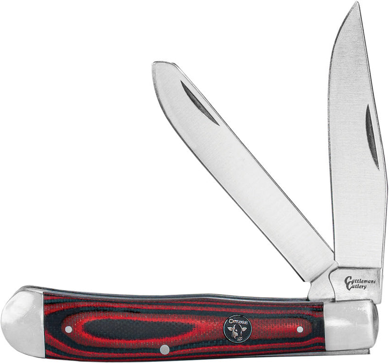 Cattleman's Cutlery Cowhand Trapper Red