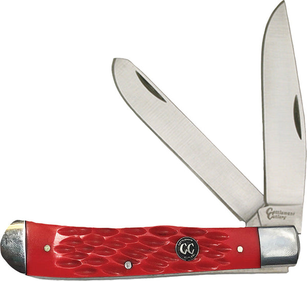 Cattleman's Cutlery Signature Trapper Red