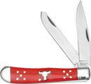 Cattleman's Cutlery Trapper Red
