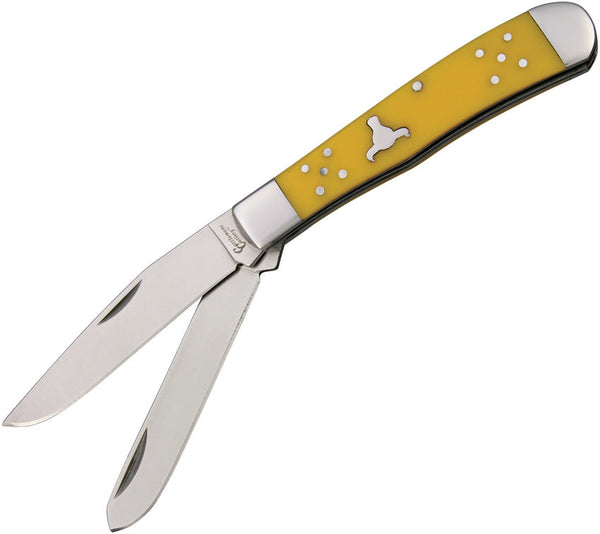 Cattleman's Cutlery Trapper Yellow