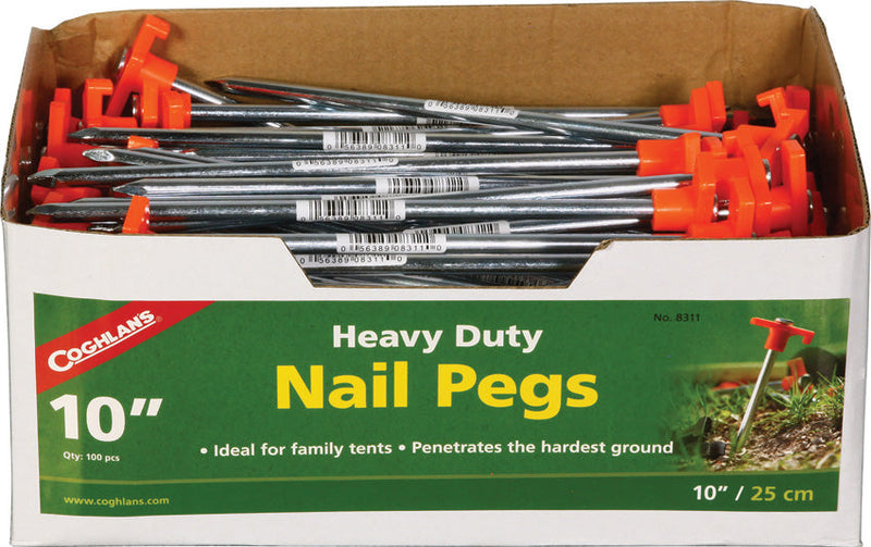 Coghlan's Nail Pegs 10 inch 100pk