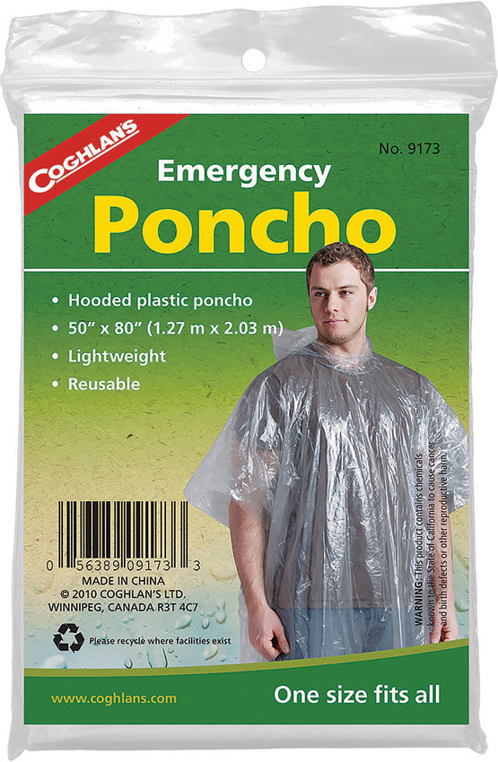 Coghlan's Emergency Poncho 24pk