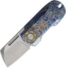 CH Knives Mini Framelock Flame