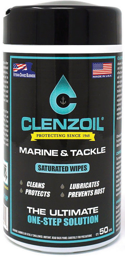 Clenzoil Marine/Tackle Saturated Wipes