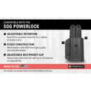 Clip & Carry SOG Powerlock Sheath
