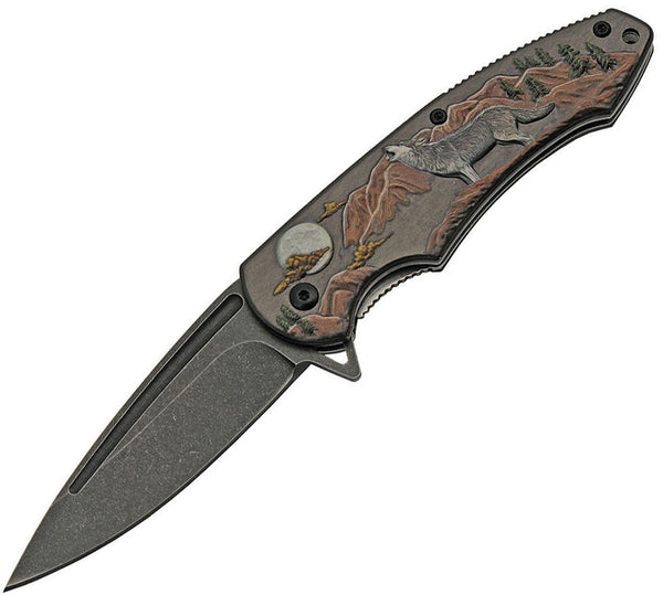 Rite Edge Howling Wolf Linerlock