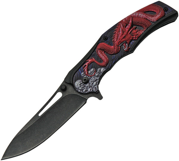 Rite Edge Dragon Linerlock A/O Red