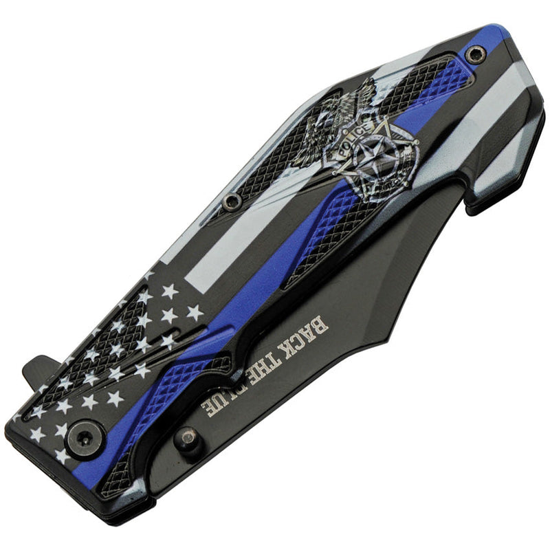 Rite Edge Back The Blue Linerlock A/O