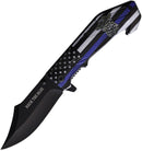 Rite Edge Back The Blue Linerlock A/O