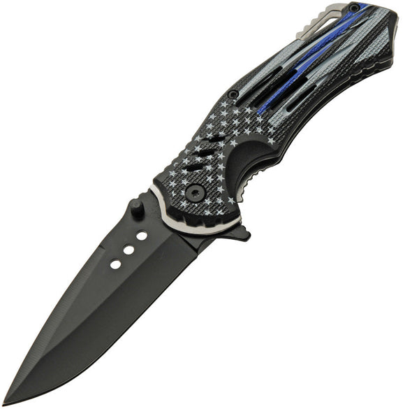Rite Edge Police Flag Linerlock A/O
