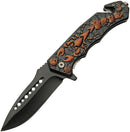 Rite Edge Scorpion Linerlock Orange A/O