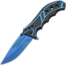 Rite Edge Caution Linerlock A/O Blue
