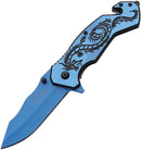 Rite Edge Flying Dragon Linerlock Blue