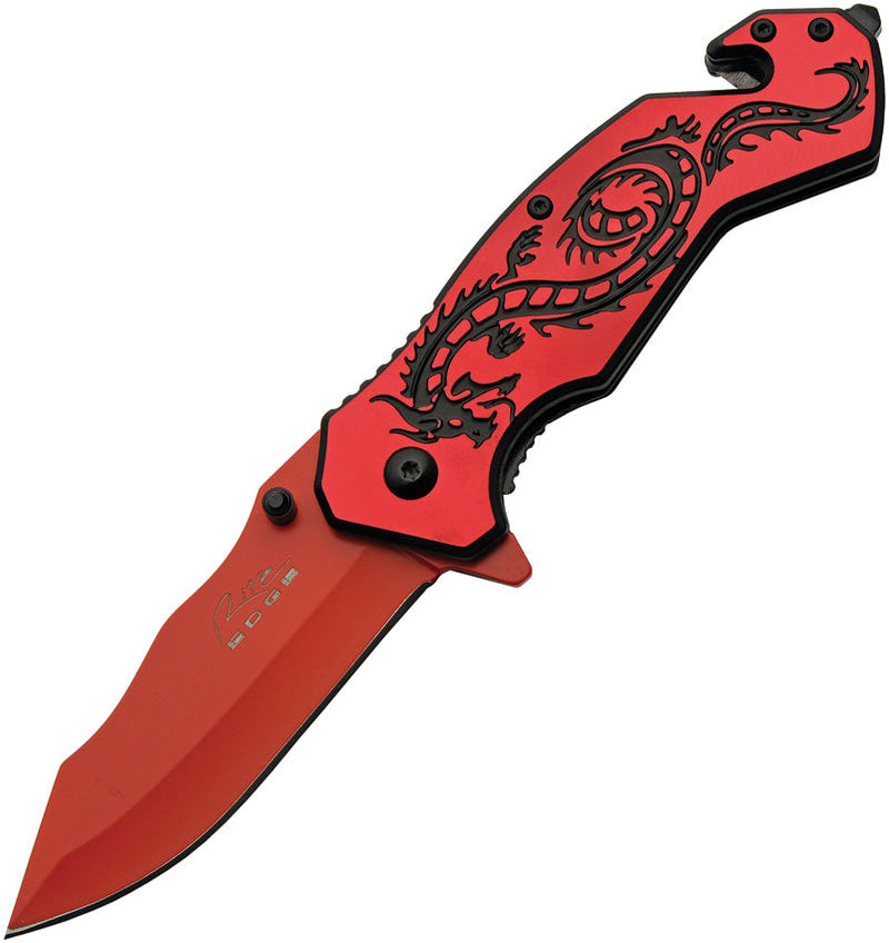 Rite Edge Flying Dragon Linerlock Red