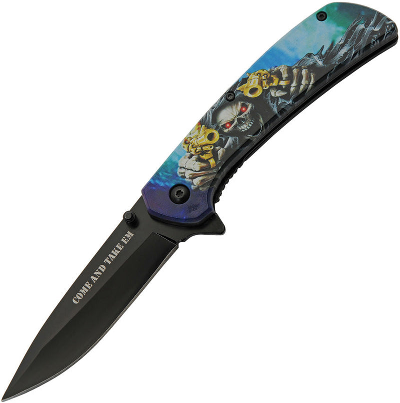 Rite Edge Reaper Linerlock A/O Blue