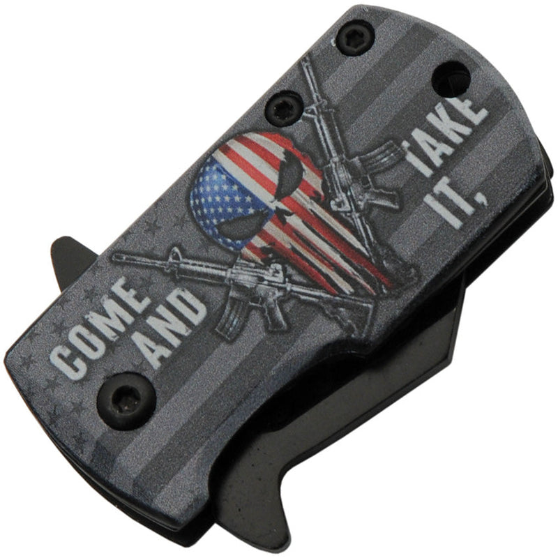 Rite Edge Money Clip Framelock A/O Skull