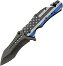 Rite Edge Police Flag Linerlock