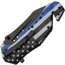 Rite Edge Police Flag Linerlock