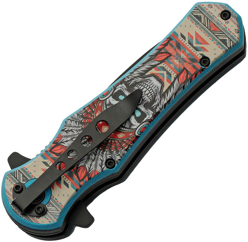 Rite Edge Headdress Linerlock A/O Skull