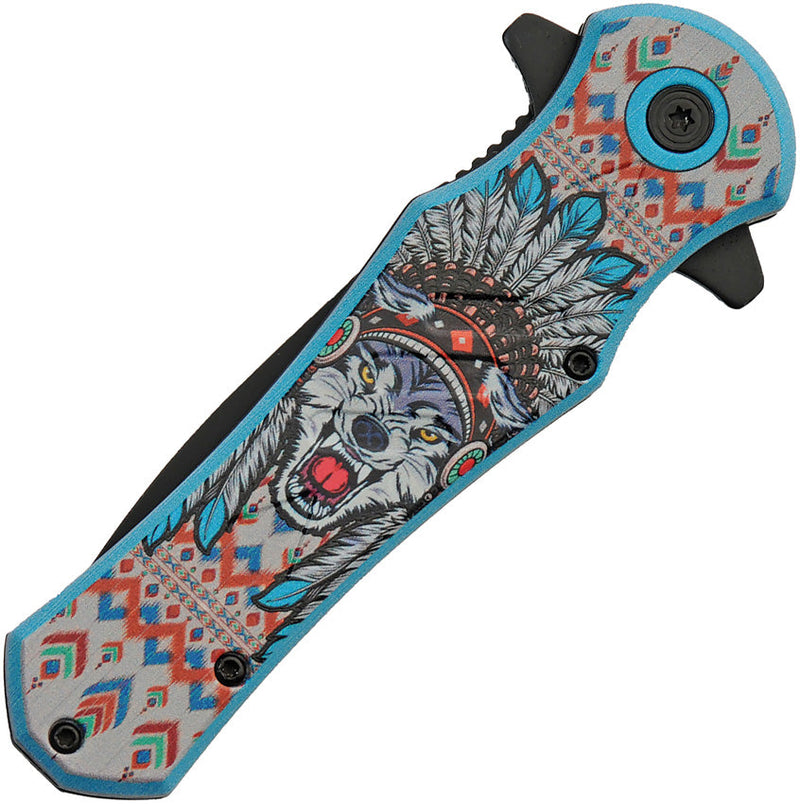 Rite Edge Headdress Linerlock A/O Wolf