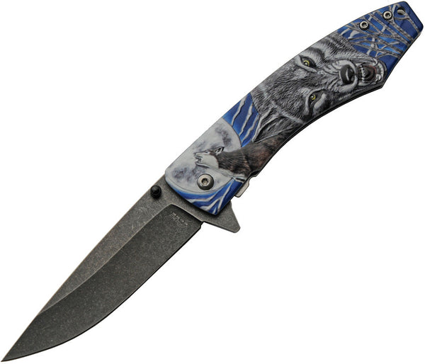 Rite Edge Dark Moon Linerlock A/O Blue