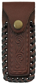 Rite Edge Single Bolster Lockback Brown