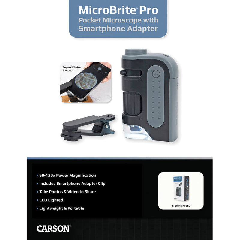 Carson Optics MicroBrite Pocket Microscope