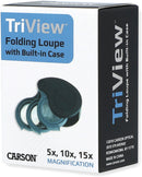 Carson Optics TriView Folding Loupe W/Case
