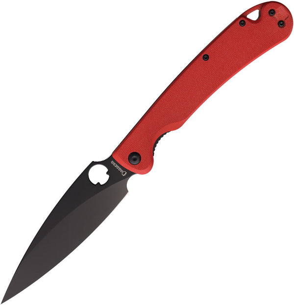 Daggerr Knives Zhalo XL Linerlock Red