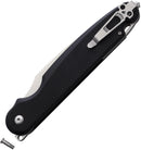 Daggerr Knives Parrot Button Lock Black