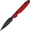 Daggerr Knives Parrot Button Lock Red